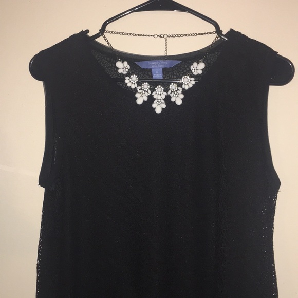 Simply Vera Vera Wang Lace Top - Picture 1 of 3